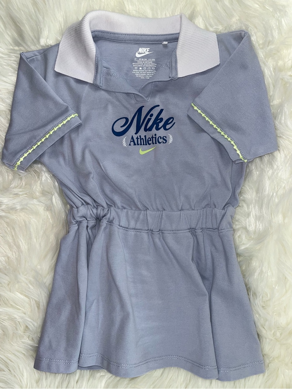 Nike Girls’ Toddler 3T Lifestyle Short-Sleeve Dress